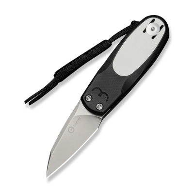 Нож складной карманный Civivi Purr, (4.65 см) Nitro-V / G10 черный/белый