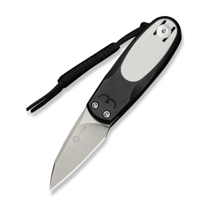 Нож складной карманный Civivi Purr, (4.65 см) Nitro-V / G10 черный/белый  