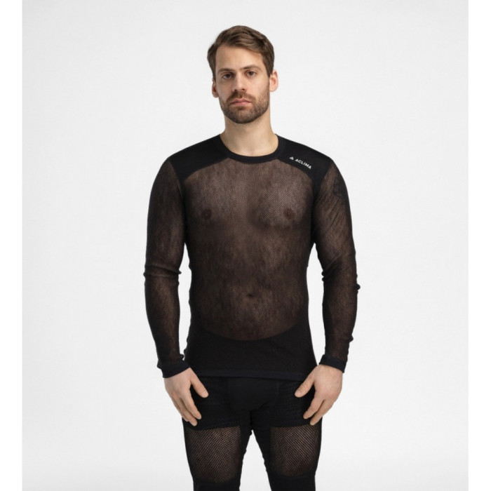Термокофта муж. Aclima WoolNet Light Crewneck M's Jet Black M  