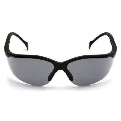 Очки защитные Pyramex Venture-2 (gray) Anti-Fog черные
