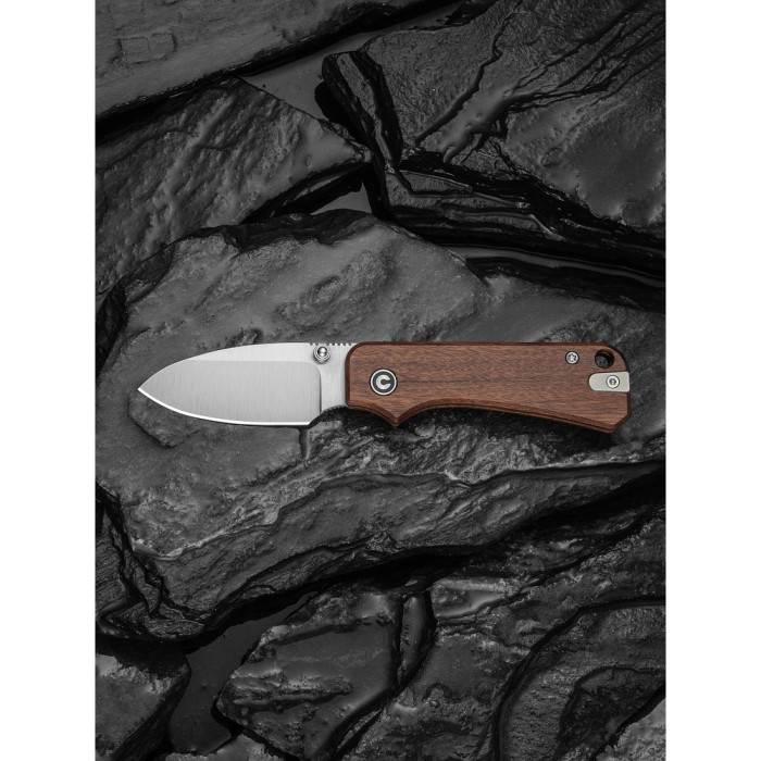 Нож складной карманный Civivi Baby Banter Slip Joint (6 см) Nitro-V / Wood натуральный  