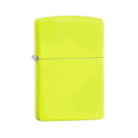 Зажигалка Zippo Reg Neon Yellow Lighter, 28887