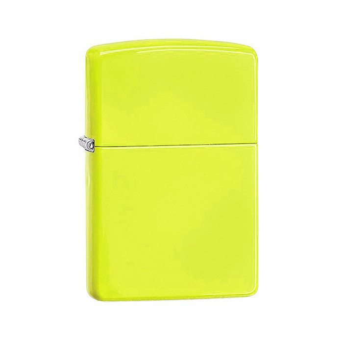 Зажигалка Zippo Reg Neon Yellow Lighter, 28887 