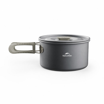Кастрюля с крышкой туристическая алюминиевая Naturehike Wild Trekking CNK2450CF010, 3 л