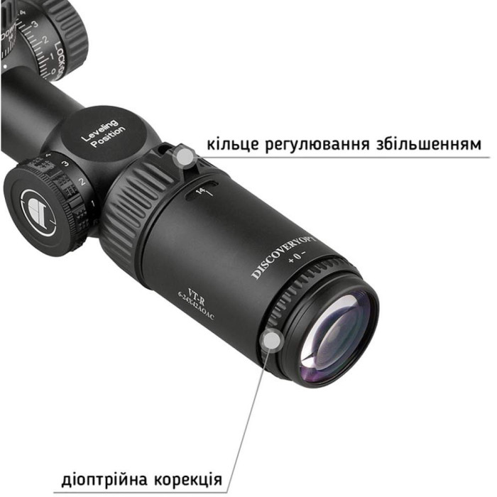 Прицел Discovery Optics VT-R 6-24X42AOAC 25,4mm подсветка (220609)  