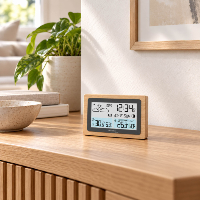Метеостанция Technoline WS6785 Graphite/Wooden Frame (WS6785)  