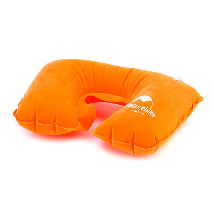Надувная подушка Naturehike Inflatable Travel Neck Pillow (NH15A003-L), оранжевый  