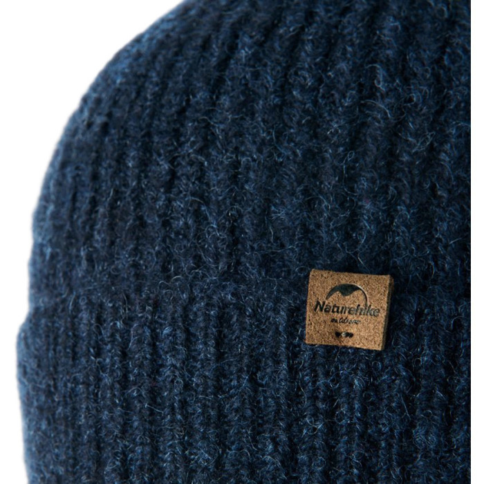 Шапка шерстяная Naturehike NH17M010-Z, темно-синяя  