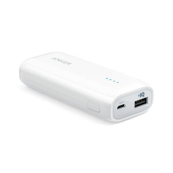 Портативная батарея Anker Astro E1, 5200mAh, V3 (белая)  
