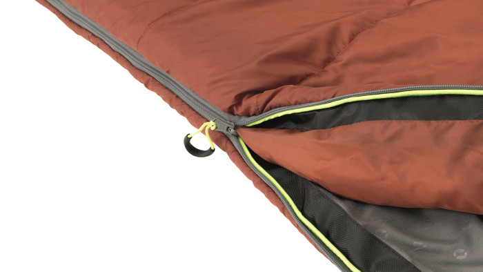 Спальный мешок Outwell Canella Lux/+4°C Warm красный Left (230358)  