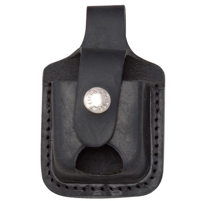 Чехол Zippo черный с прорезью для извлечения зажигалки LPTBK  