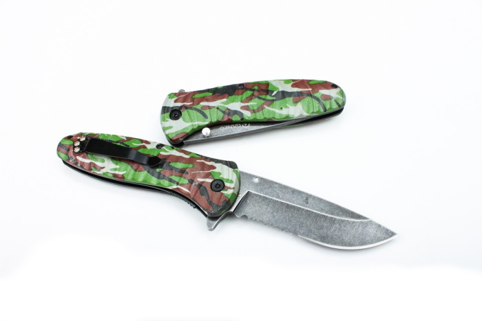 Нож Ganzo G622-CA2-4S, зеленый  