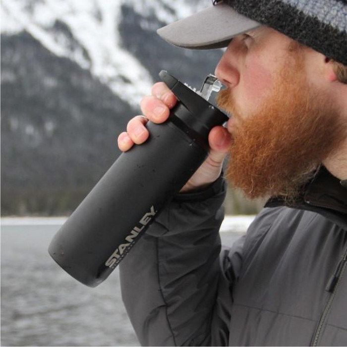 Термокружка Stanley Mountain Switchback Matte 0,3 л чорная  