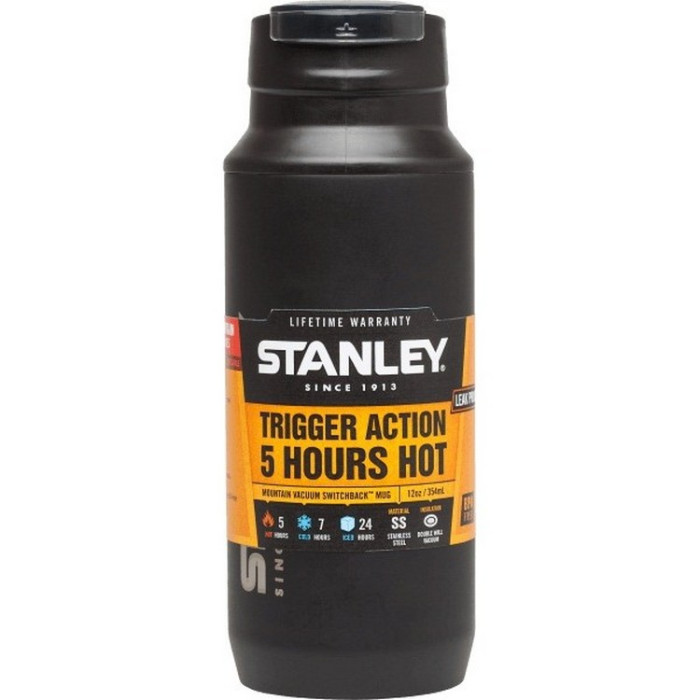 Термокружка Stanley Mountain Switchback Matte 0,3 л чорная  
