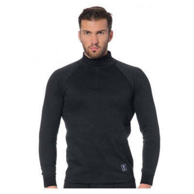 Футболка с длинным рукавом Thermowave 2 in 1 LS Jersey Zip M Black, XL