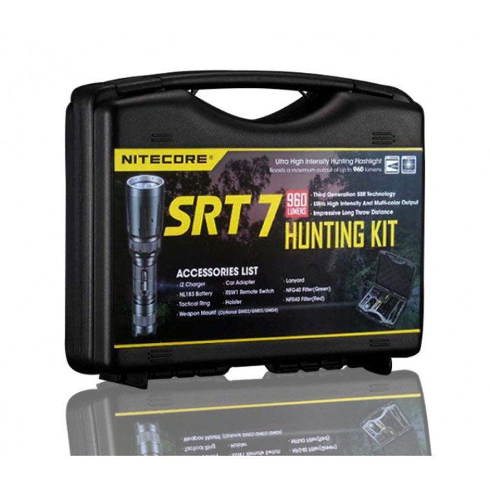 Набор для ночной охоты Nitecore SRT7, в подарочном кейсе  