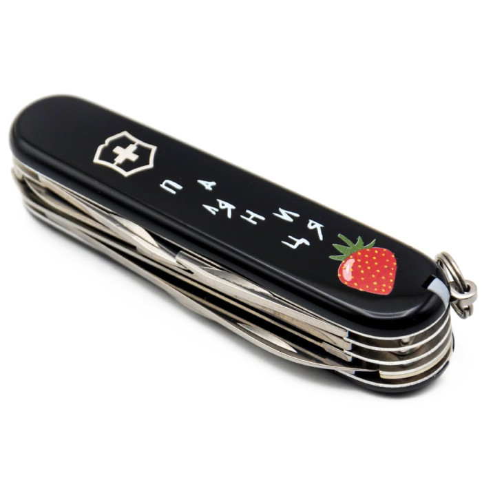 HUNTSMAN UKRAINE 91мм/15функ/черн /штоп/ножн/пила/крюк /Паляниця  