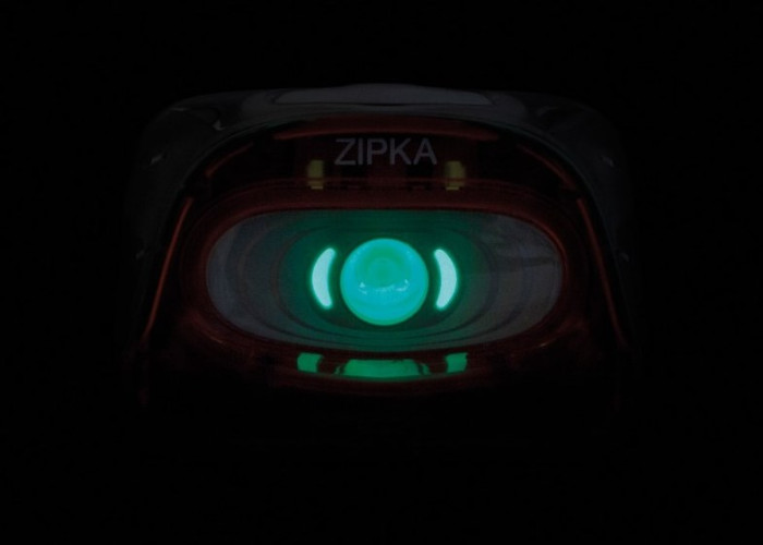 Налобный фонарь Petzl Zipka красный  