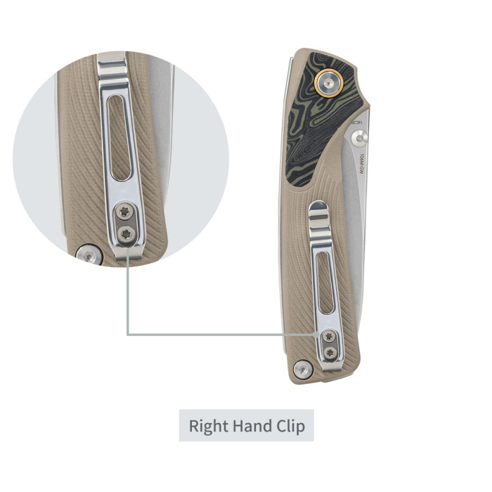 Нож складной SRM Dome 106M-GW, песочный  