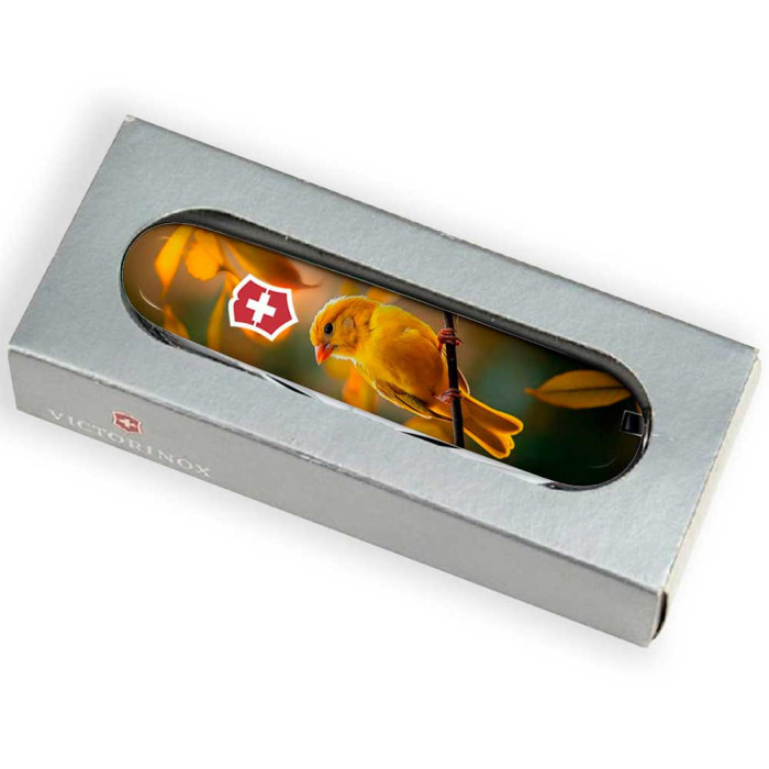 Складной нож Victorinox SPARTAN UKRAINE Золотая птичка  
