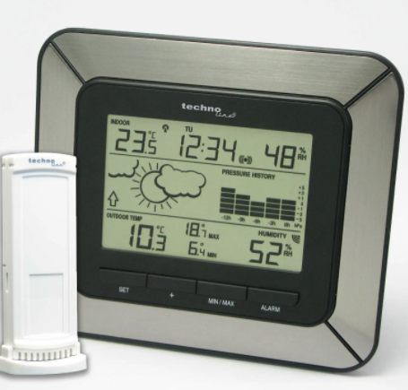 Метеостанция Technoline  WS9273 IT -серая/черная  