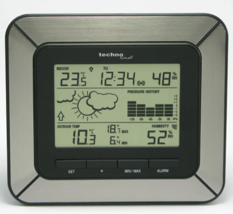 Метеостанция Technoline  WS9273 IT -серая/черная  