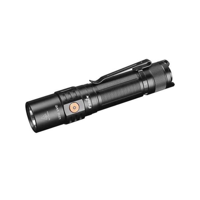 Карманный фонарь Fenix LD32 UVC , серый, XHP 35 HI (холодный белый), 1200 люмен 
