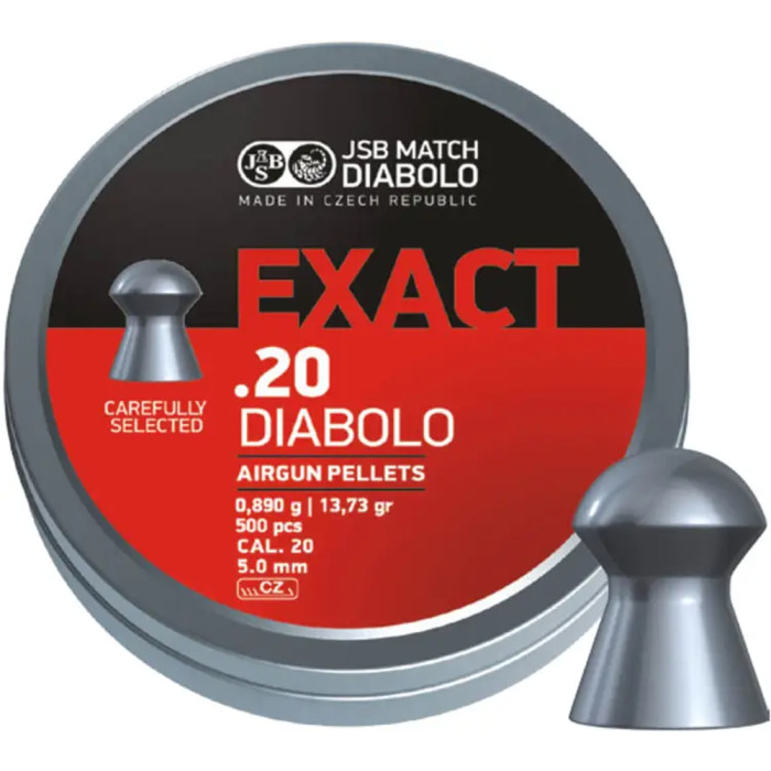 Пули пневматические JSB Diabolo Exact 5,1 мм 0.890 гр. (500 шт/уп)  