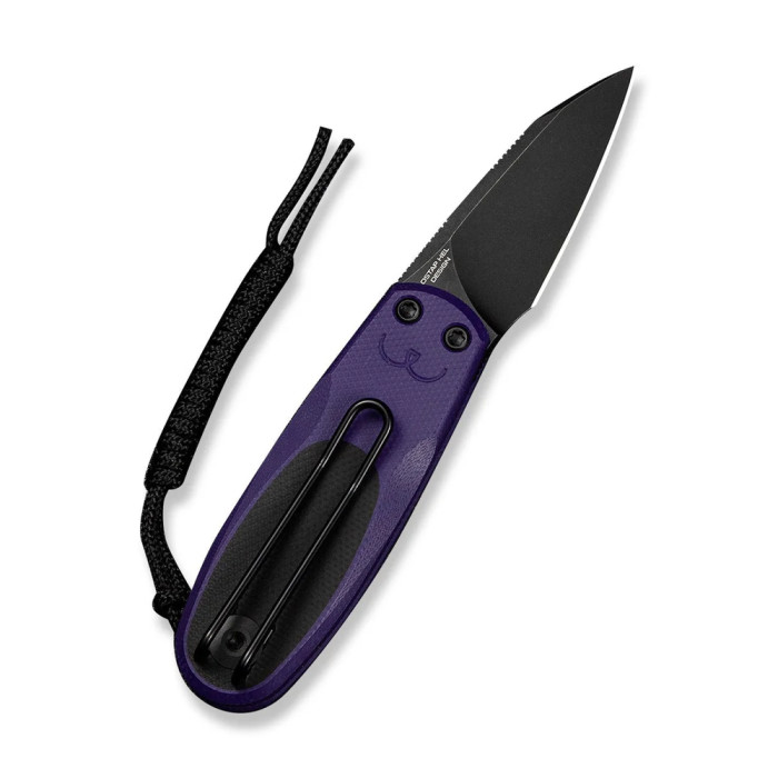 Нож складной карманный Civivi Purr, (4.65 см) Nitro-V / G10 фиолетовый/черный  