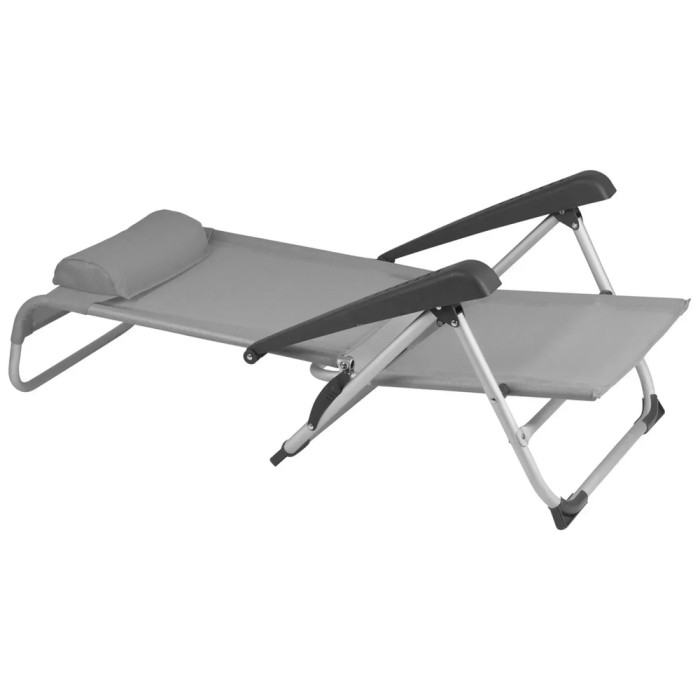 Кресло раскладное Bo-Camp Saint-Tropez Grey (1204796)  