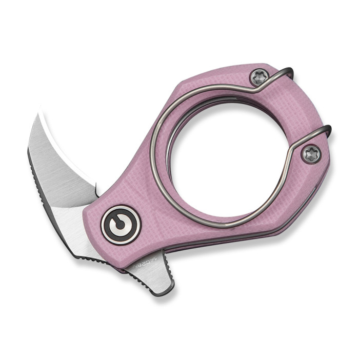 Нож складной карманный Civivi Pyrus (1.6 см) 14C28N / G10 розовый  