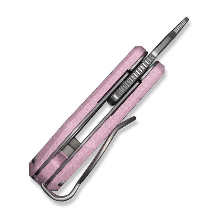 Нож складной карманный Civivi Pyrus (1.6 см) 14C28N / G10 розовый  