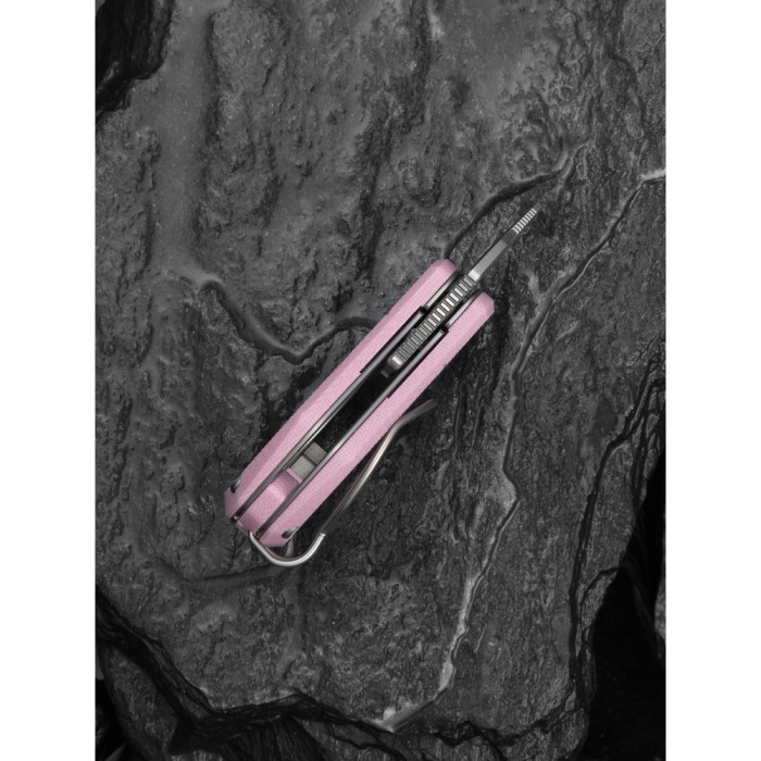 Нож складной карманный Civivi Pyrus (1.6 см) 14C28N / G10 розовый  