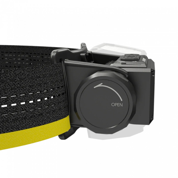 Фонарь налобный Nitecore HC65 UHE (8 x NiteLab UHE LED, 2000 люмен, 11 режимов, 18650, USB Type-C), черный  