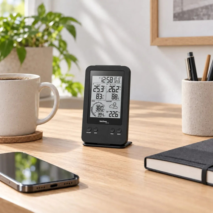 Метеостанция Technoline WS9008 Black (WS9008)  