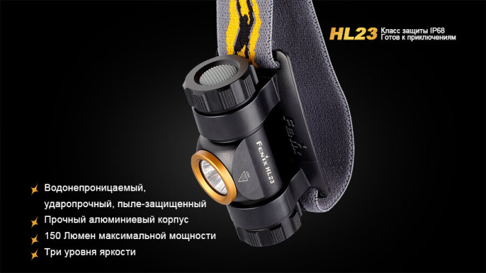 Фонарь Fenix HL23 Cree XP-G2 R5 (серый)