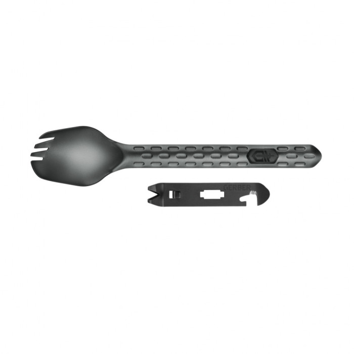 Вилка туристическая многофункциональная Gerber Devour - Cook Eat Clean Spork FSG, черная  