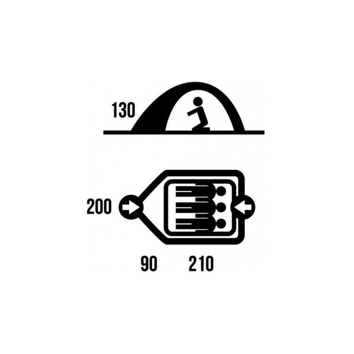 Палатка Husky Beast 3 (зеленый)  