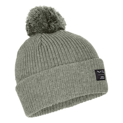 Шапка Salewa PUEZ POM BEANIE - серая