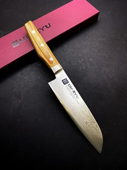Нож кухонный  Shimomura Un-Ryu Santoku, 160мм  