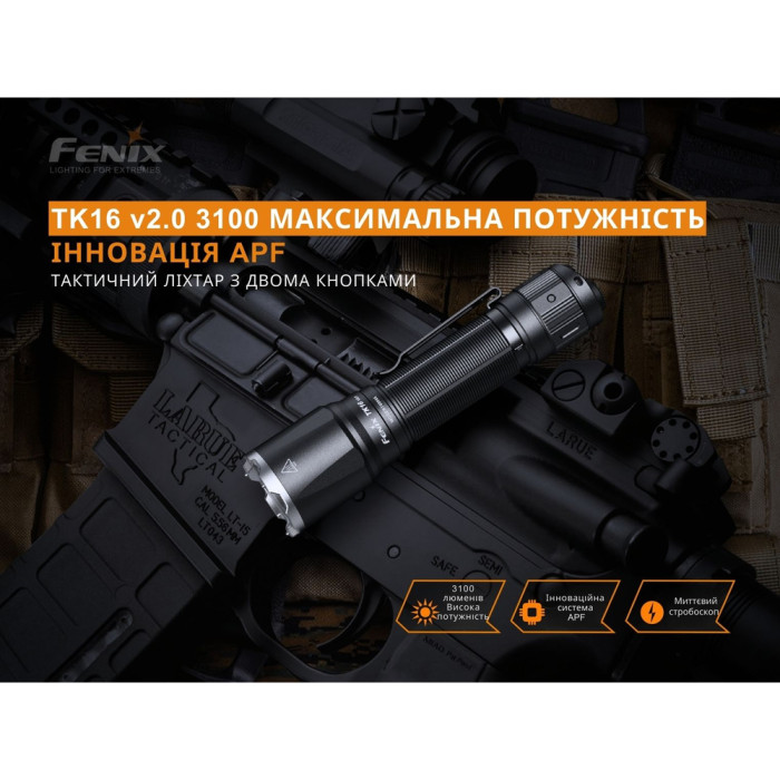 Фонарь ручной Fenix ​​TK16 V2.0, зеленый  