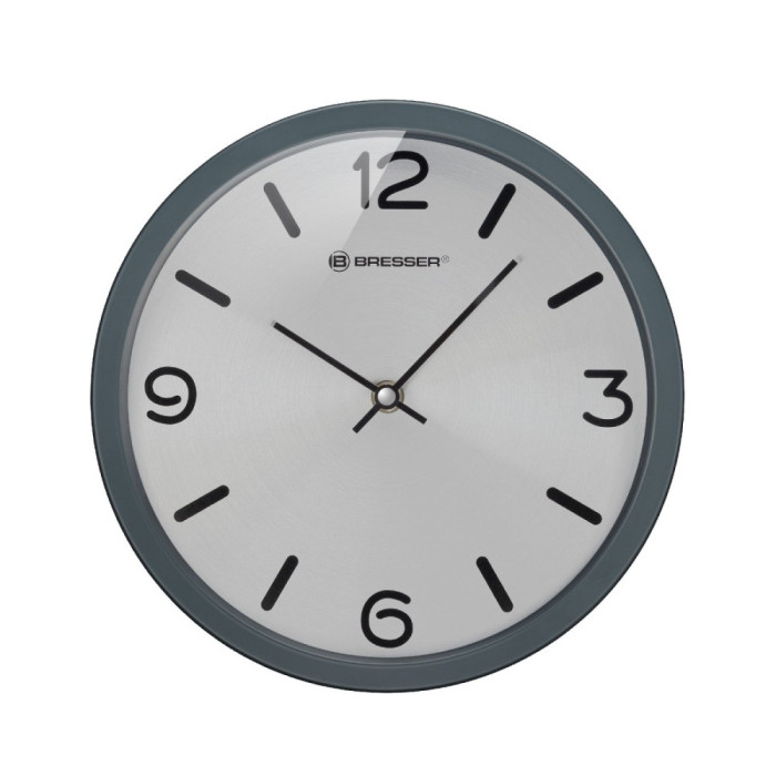 Часы настенные Bresser MyTime Silver Edition (8020316MSN000) 