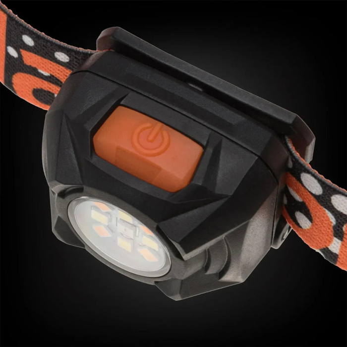 Фонарь налобный Mactronic Rebel (400 Lm) Cool/Warm White/Red LED Recharg Type-C (AHL0061UC)  