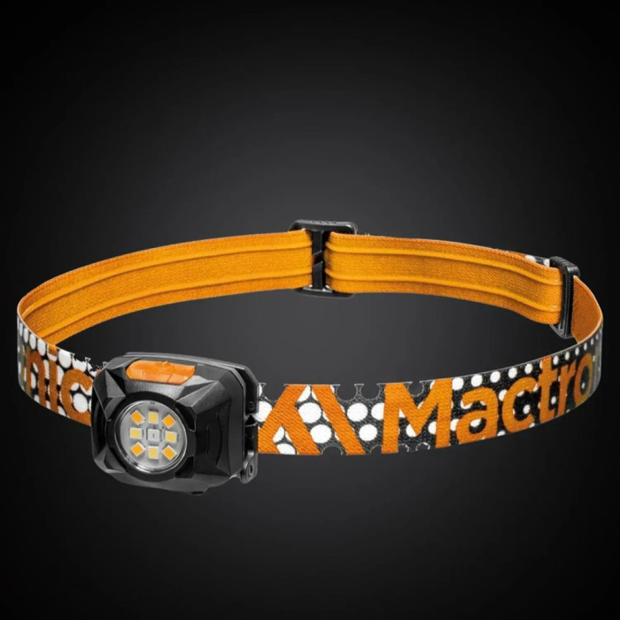 Фонарь налобный Mactronic Rebel (400 Lm) Cool/Warm White/Red LED Recharg Type-C (AHL0061UC)  