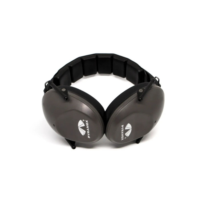 Наушники противошумные защитные Pyramex PM9010 (защита слуха NRR 22 дБ), серые  