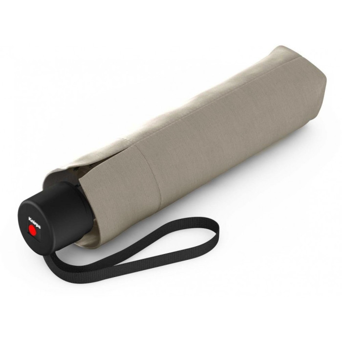 Зонт Knirps A.050 Sandstone Black HeatShield Мех / Складной / 8 спиц / D98x24см  