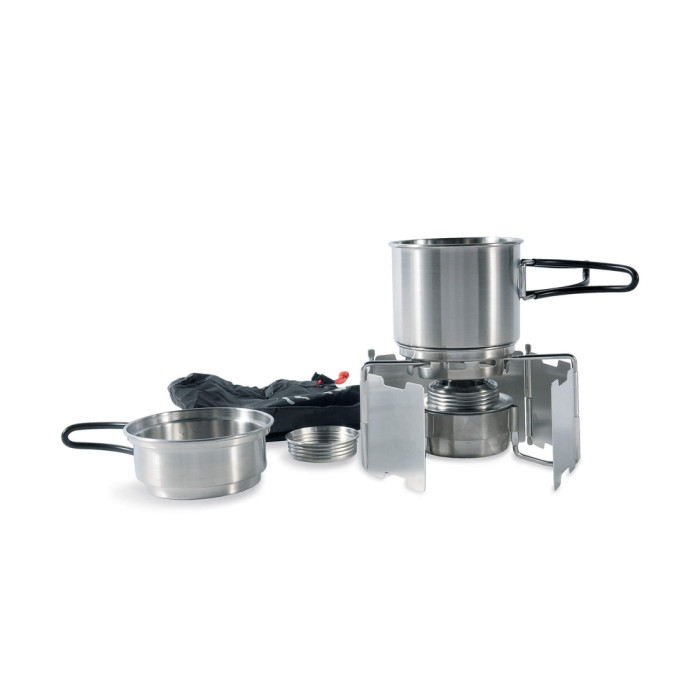 Спиртовая горелка Tatonka Alcohol Burner Set, Silver (TAT 4133.000)  