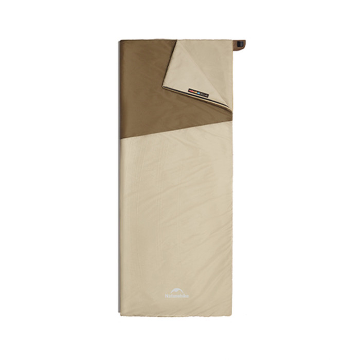 Спальник сверхлегкий Naturehike Sunny Day PL01 LW180 CNK2550WS026, (15°C), p-p regular, коричневый  