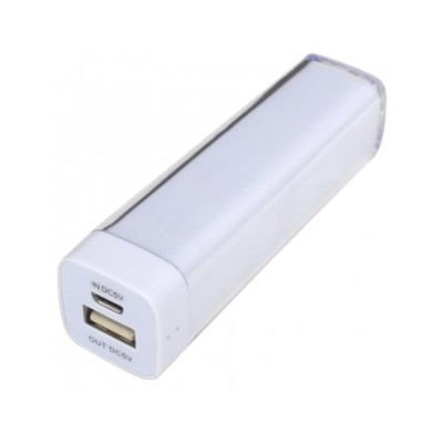 Power Bank DOCA D-Lipstick HT-2600, 2600 mAh (белый)