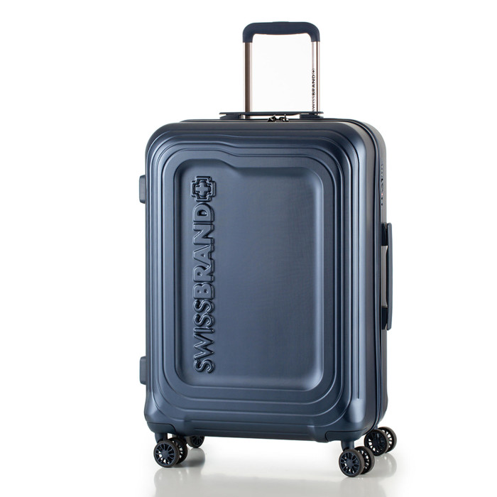 Чемодан Swissbrand London (M) Navy (SWB_LHLON603M) 